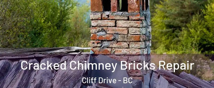 Cracked Chimney Bricks Repair Cliff Drive - BC