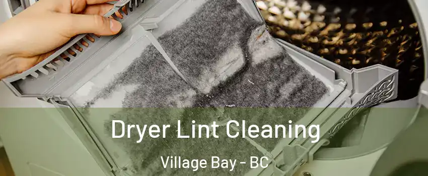Dryer Lint Cleaning Village Bay - BC