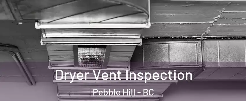 Dryer Vent Inspection Pebble Hill - BC