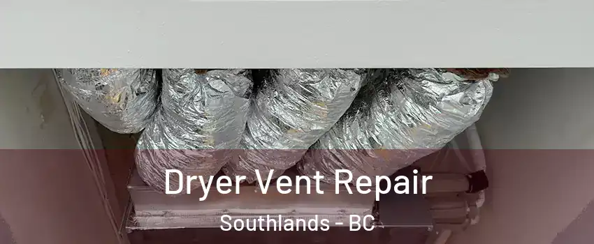Dryer Vent Repair Southlands - BC