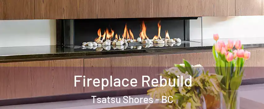 Fireplace Rebuild Tsatsu Shores - BC