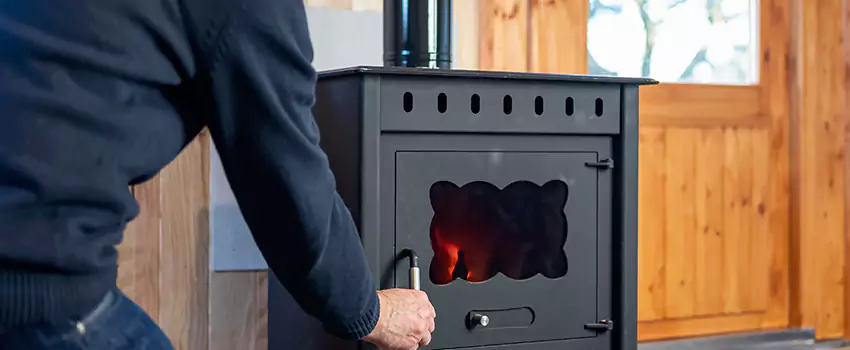 Pellet Stove Chimney Pipe Installation in Cliff Drive, BC