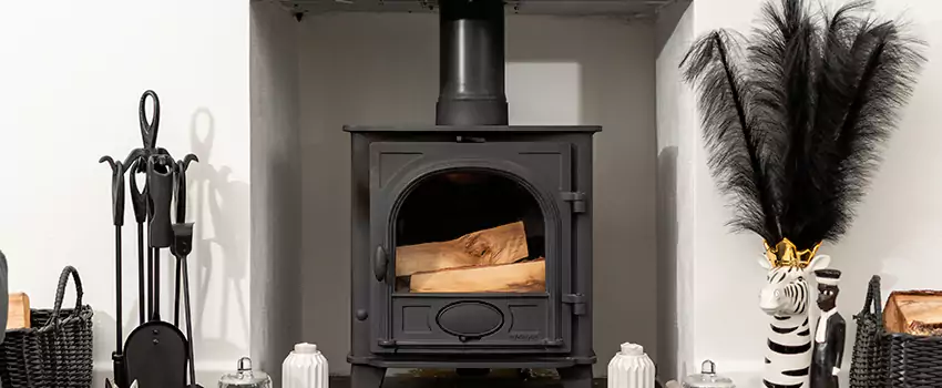 Thelin Hearth Products Providence Pellet Insert Fireplace Installation in Tsawwassen, BC