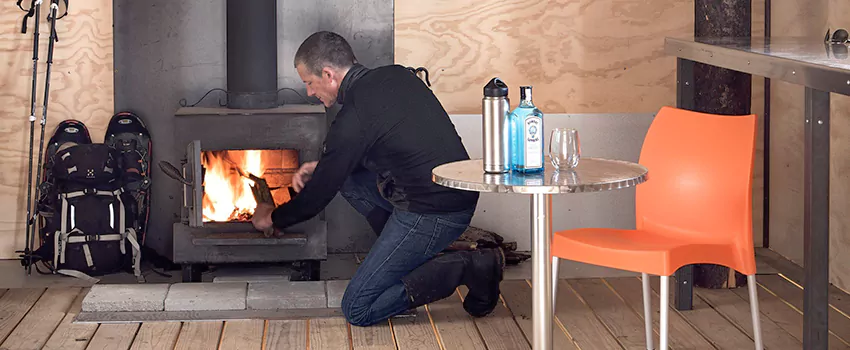 Open Hearth Wood Fireplace Installation in Tsawwassen, BC