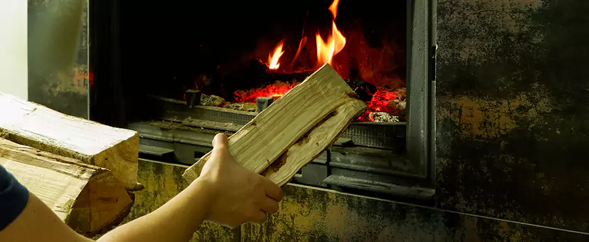 Wood Stove Heat Resistant Wall Repair in Tsawwassen, British Columbia