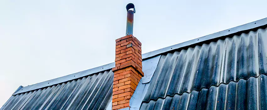 Aluminium Chimney Flashing Repair in Tsawwassen, BC