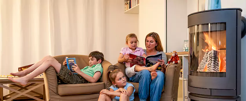 Outdoor Morso Fireplace Broken Screen Replacement in Tsawwassen, British Columbia