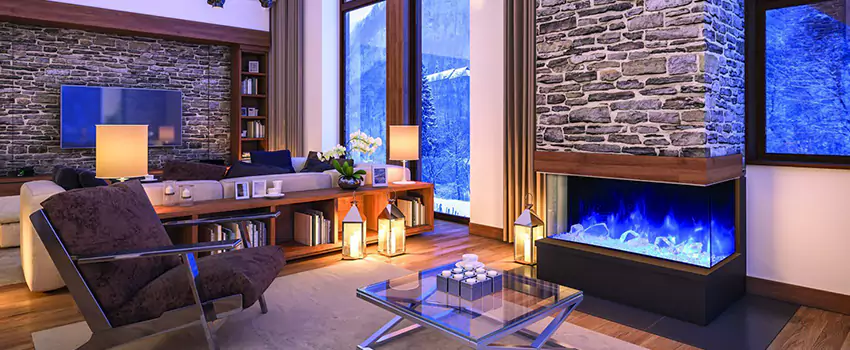 Dynamic Flame Color Fireplace Installation in Tsawwassen, BC