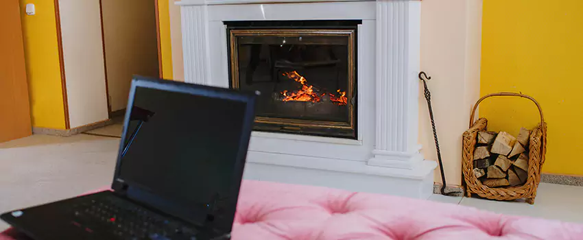 Valor Outdoor Gas Fireplace in Tsawwassen, British Columbia