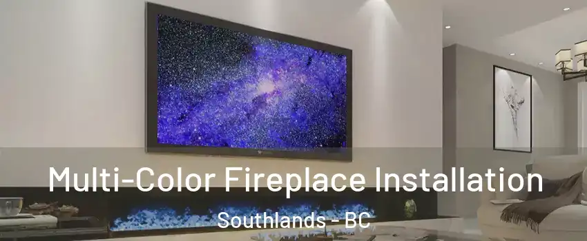 Multi-Color Fireplace Installation Southlands - BC