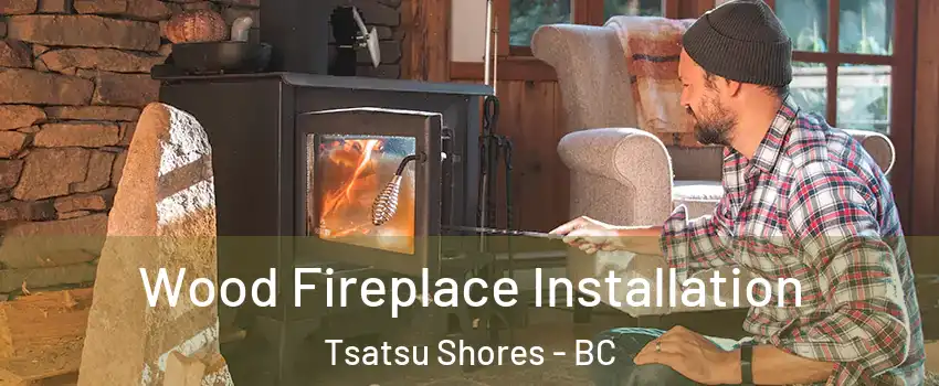 Wood Fireplace Installation Tsatsu Shores - BC