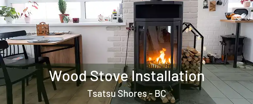 Wood Stove Installation Tsatsu Shores - BC